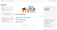 Desktop Screenshot of bealcity.glk12.org